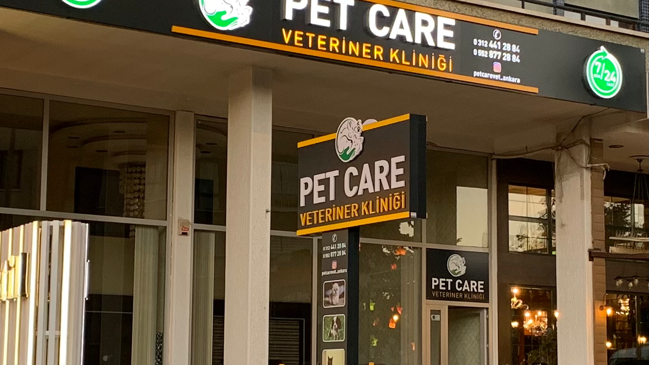 PET CARE Veteriner Kliniği karşılama ve bekleme alanı